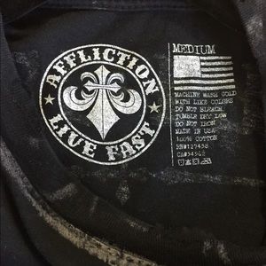 Affliction Shirts - AFFLICTION LIVE FAST MENS T-SHIRT Affliction Shirts - AFFLICTION LIVE FAST MENS T-SHIRT